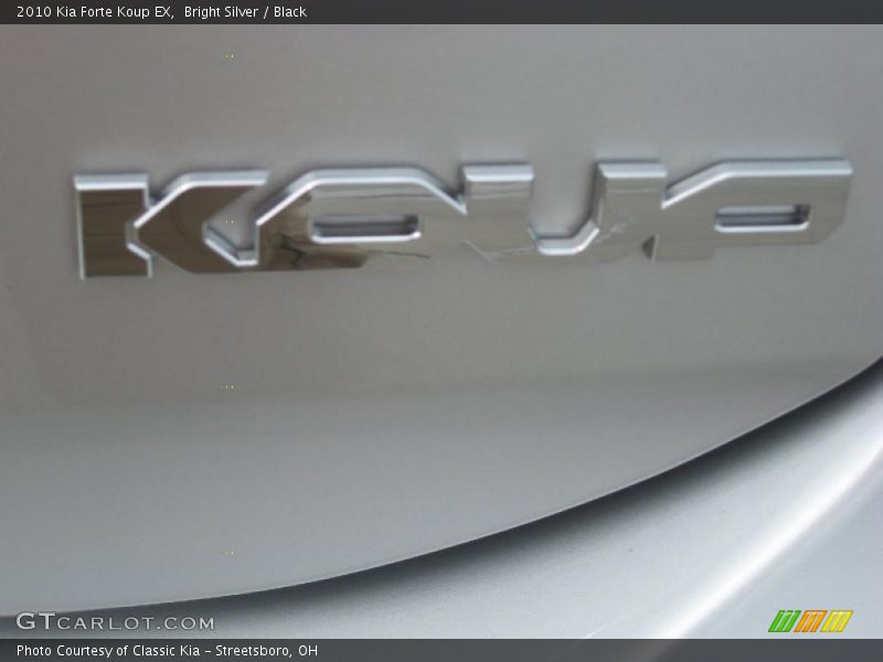 Bright Silver / Black 2010 Kia Forte Koup EX