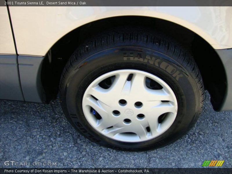 Desert Sand Mica / Oak 2001 Toyota Sienna LE