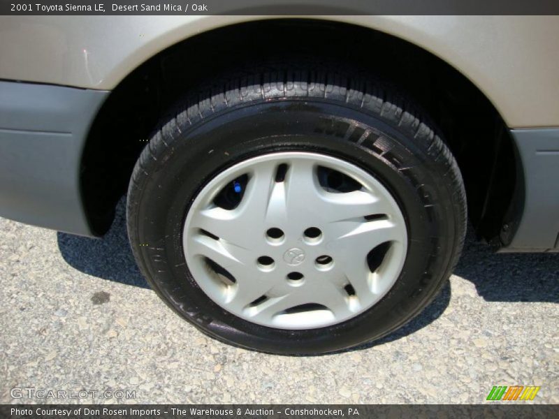 Desert Sand Mica / Oak 2001 Toyota Sienna LE