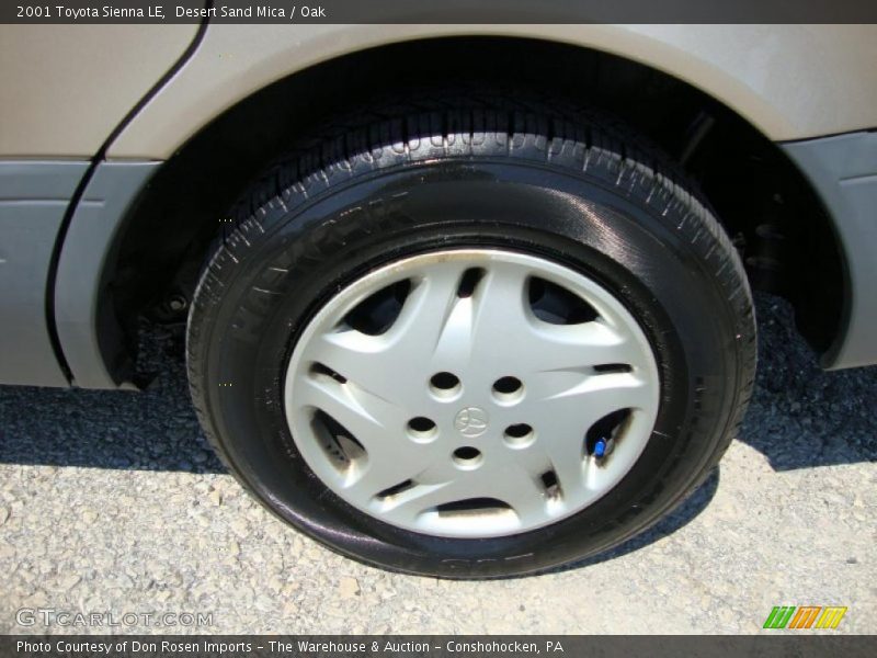 Desert Sand Mica / Oak 2001 Toyota Sienna LE