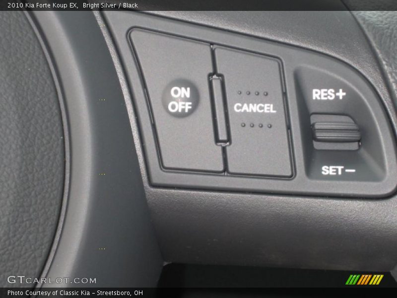 Bright Silver / Black 2010 Kia Forte Koup EX