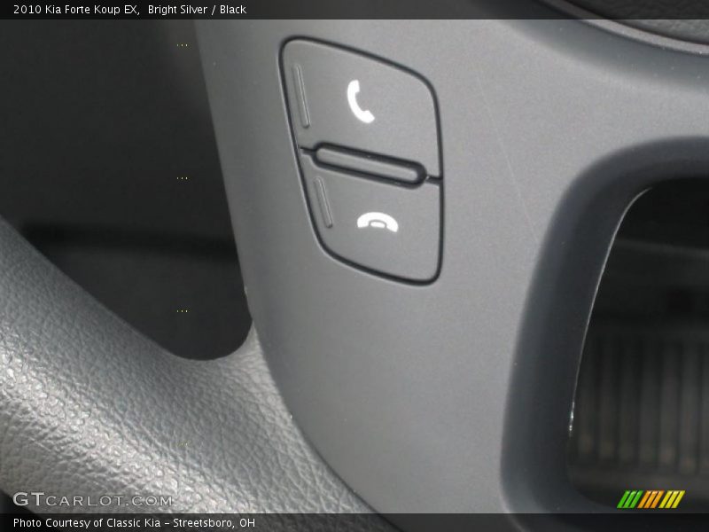 Bright Silver / Black 2010 Kia Forte Koup EX