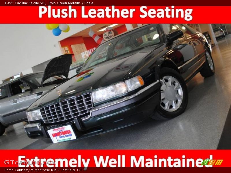 Polo Green Metallic / Shale 1995 Cadillac Seville SLS