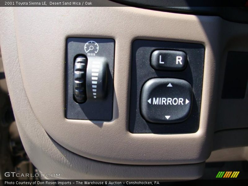 Desert Sand Mica / Oak 2001 Toyota Sienna LE