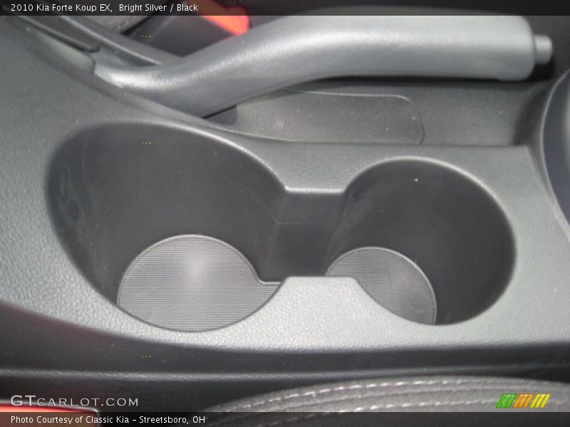 Bright Silver / Black 2010 Kia Forte Koup EX