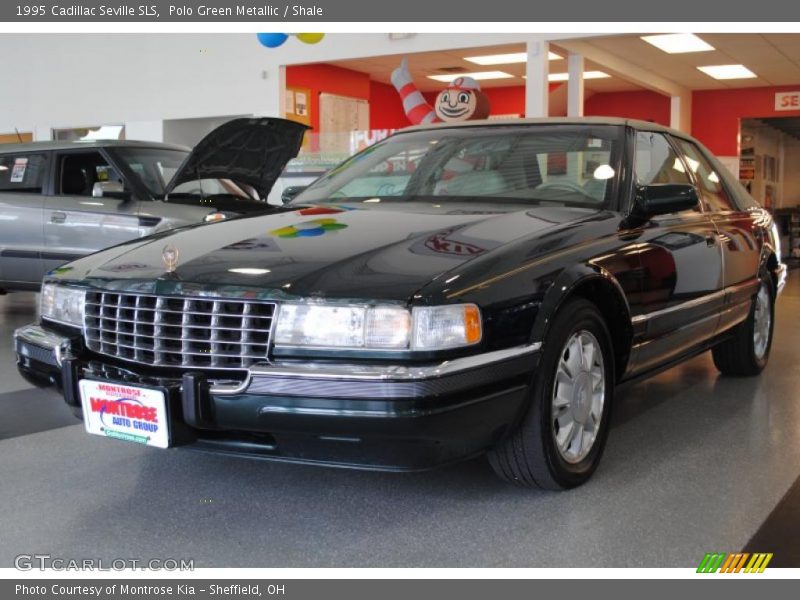 Polo Green Metallic / Shale 1995 Cadillac Seville SLS