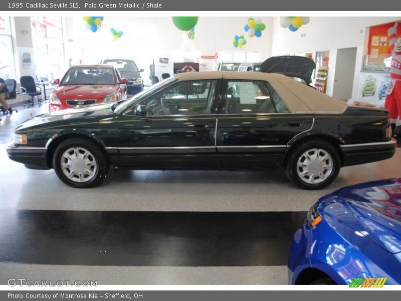 Polo Green Metallic / Shale 1995 Cadillac Seville SLS