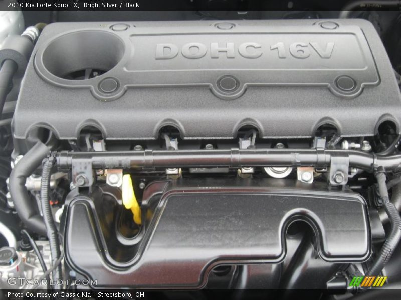 Bright Silver / Black 2010 Kia Forte Koup EX