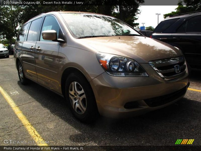 Desert Rock Metallic / Ivory 2007 Honda Odyssey EX