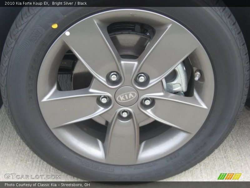 Bright Silver / Black 2010 Kia Forte Koup EX