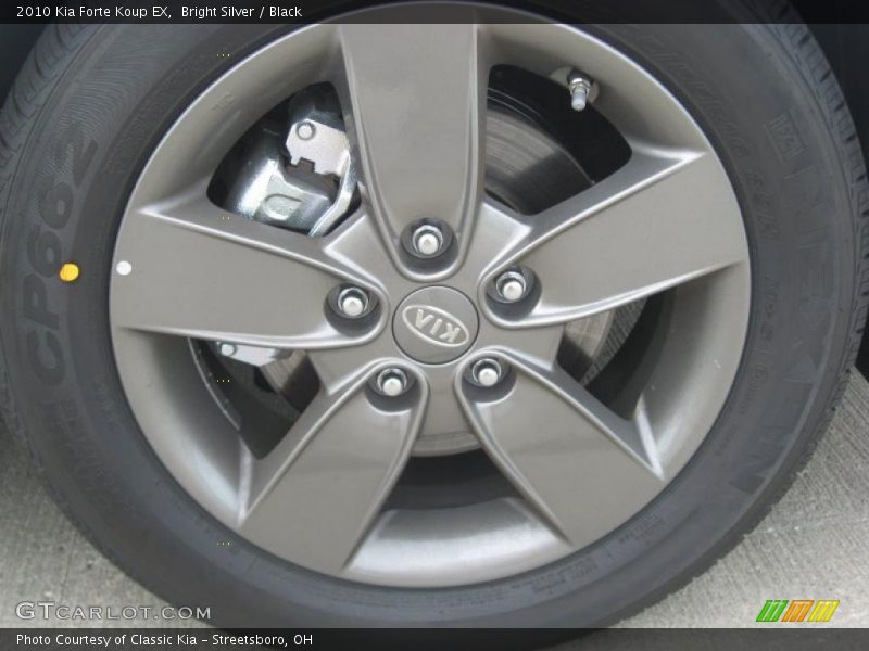 Bright Silver / Black 2010 Kia Forte Koup EX