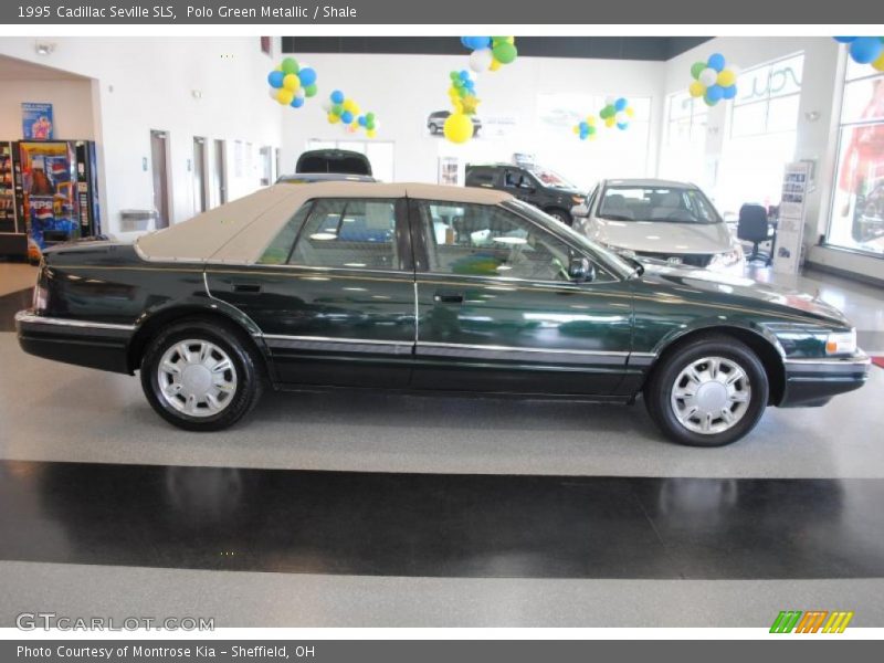 Polo Green Metallic / Shale 1995 Cadillac Seville SLS