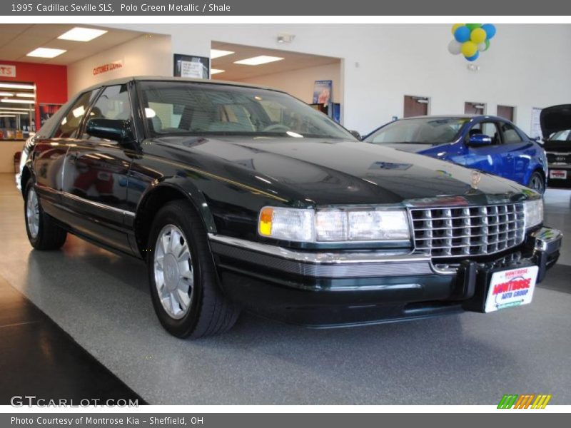 Polo Green Metallic / Shale 1995 Cadillac Seville SLS