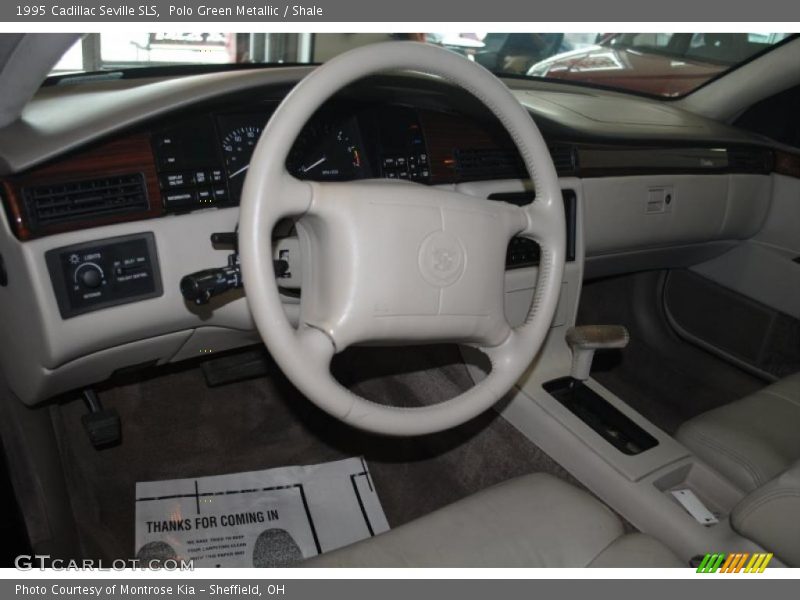 Polo Green Metallic / Shale 1995 Cadillac Seville SLS