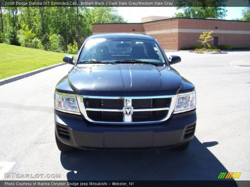 Brilliant Black / Dark Slate Gray/Medium Slate Gray 2008 Dodge Dakota SXT Extended Cab