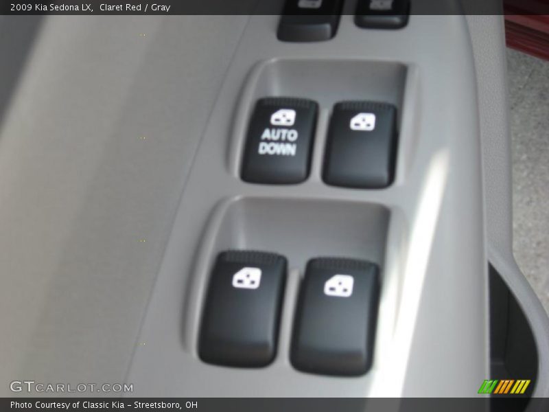 Claret Red / Gray 2009 Kia Sedona LX