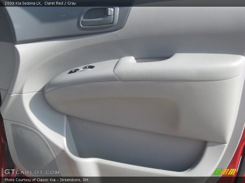 Claret Red / Gray 2009 Kia Sedona LX