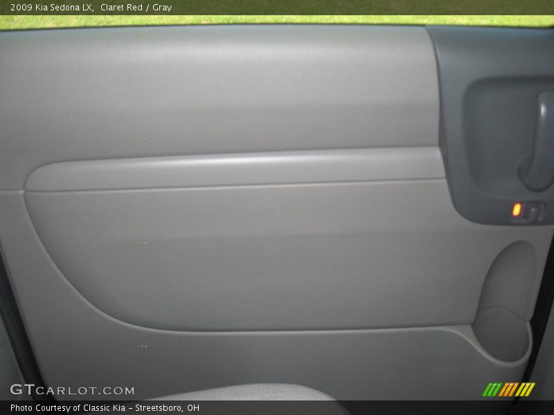 Claret Red / Gray 2009 Kia Sedona LX