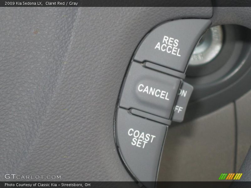 Claret Red / Gray 2009 Kia Sedona LX