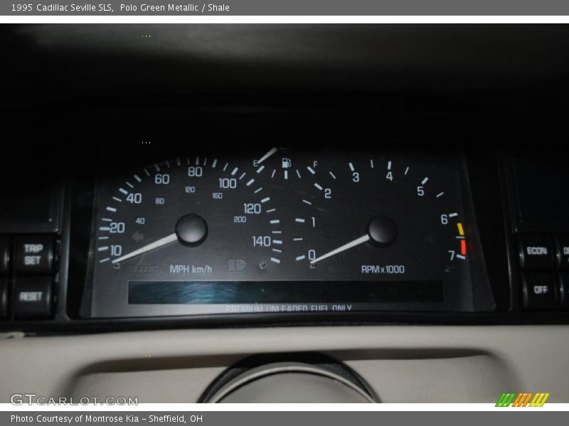 Polo Green Metallic / Shale 1995 Cadillac Seville SLS
