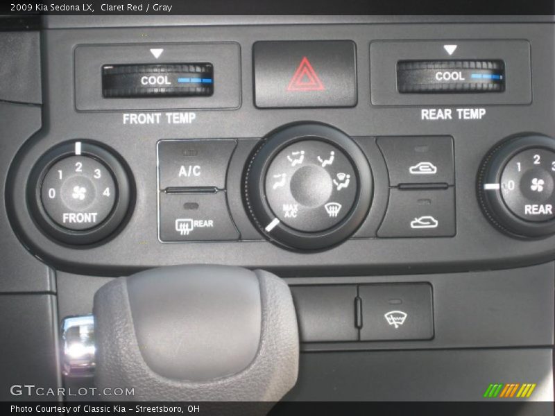 Claret Red / Gray 2009 Kia Sedona LX