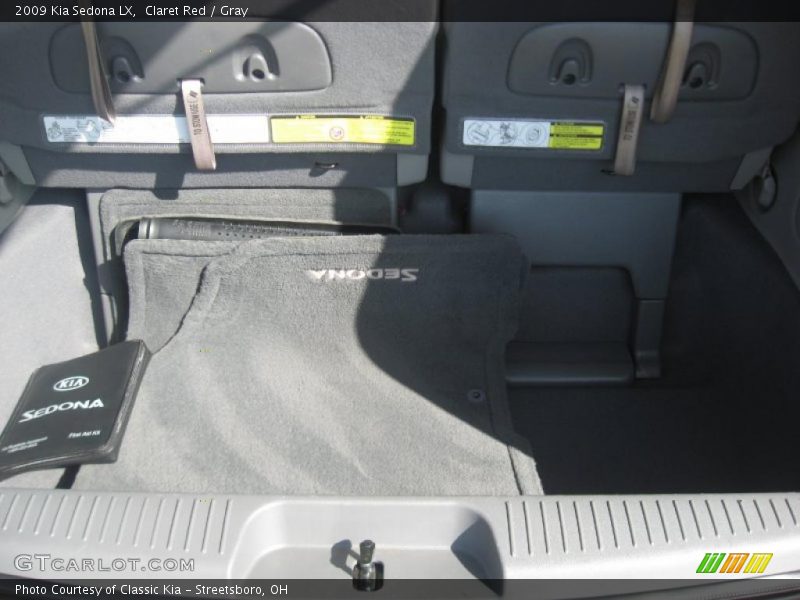 Claret Red / Gray 2009 Kia Sedona LX