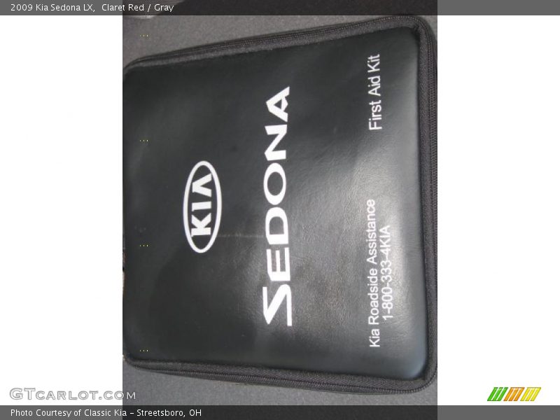 Claret Red / Gray 2009 Kia Sedona LX