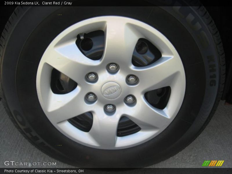 Claret Red / Gray 2009 Kia Sedona LX