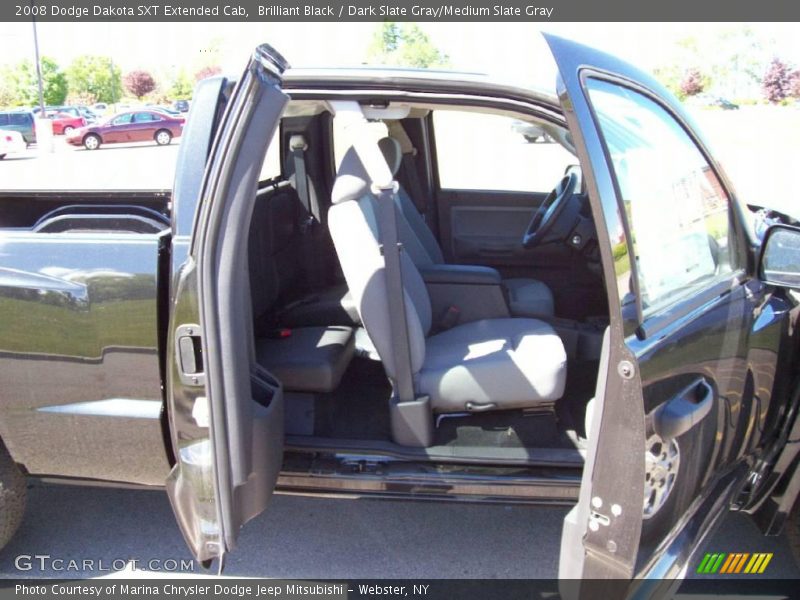 Brilliant Black / Dark Slate Gray/Medium Slate Gray 2008 Dodge Dakota SXT Extended Cab