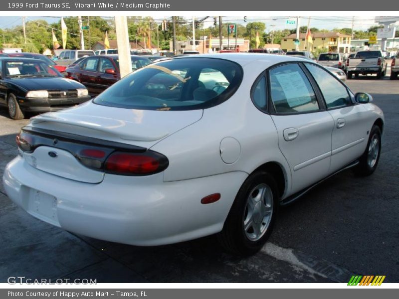 Vibrant White / Medium Graphite 1999 Ford Taurus SE