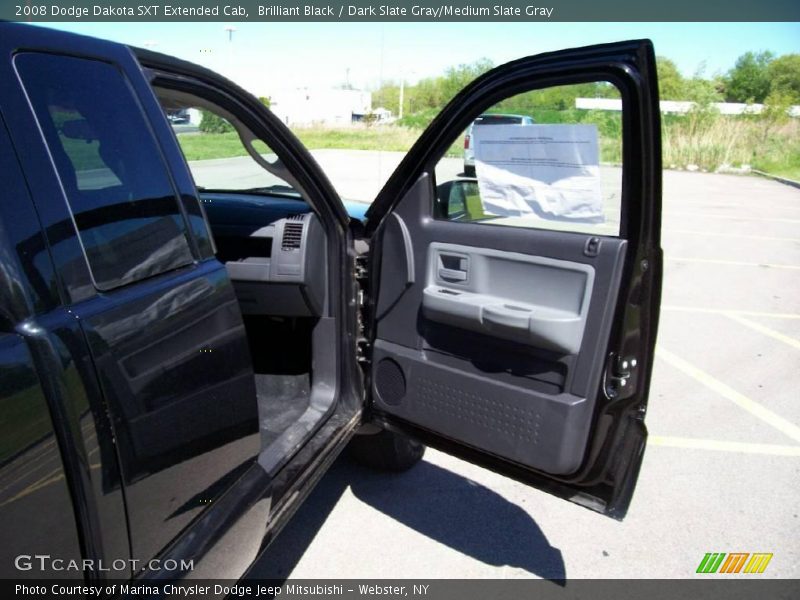 Brilliant Black / Dark Slate Gray/Medium Slate Gray 2008 Dodge Dakota SXT Extended Cab