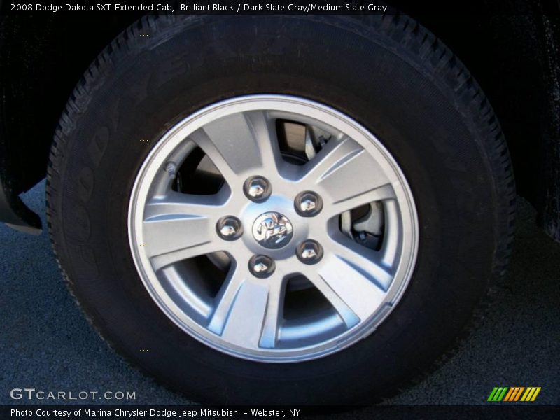 Brilliant Black / Dark Slate Gray/Medium Slate Gray 2008 Dodge Dakota SXT Extended Cab