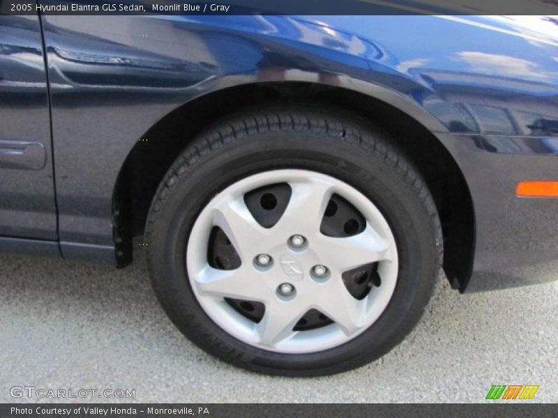 Moonlit Blue / Gray 2005 Hyundai Elantra GLS Sedan