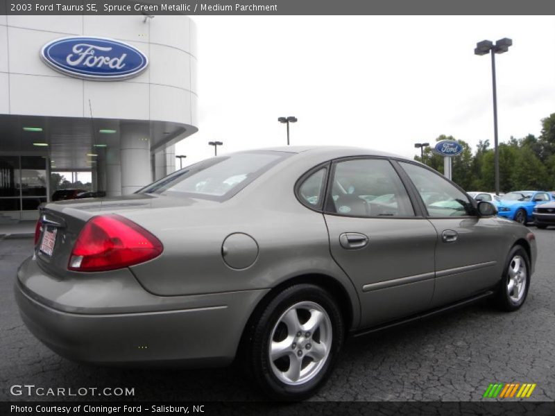 Spruce Green Metallic / Medium Parchment 2003 Ford Taurus SE