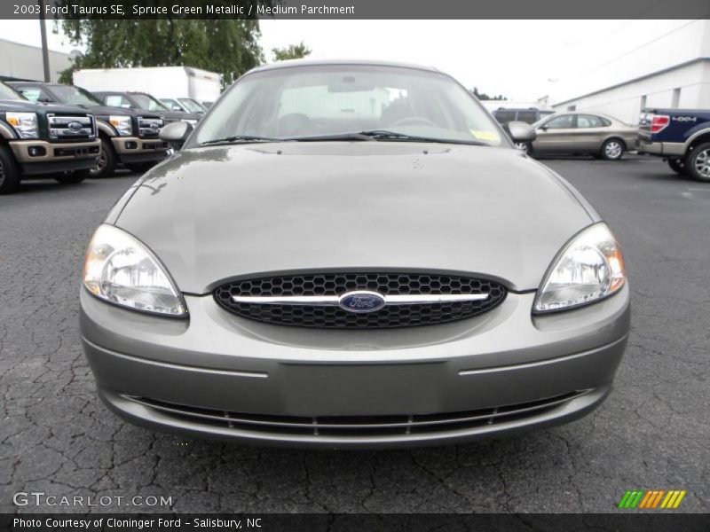 Spruce Green Metallic / Medium Parchment 2003 Ford Taurus SE