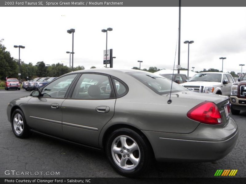 Spruce Green Metallic / Medium Parchment 2003 Ford Taurus SE