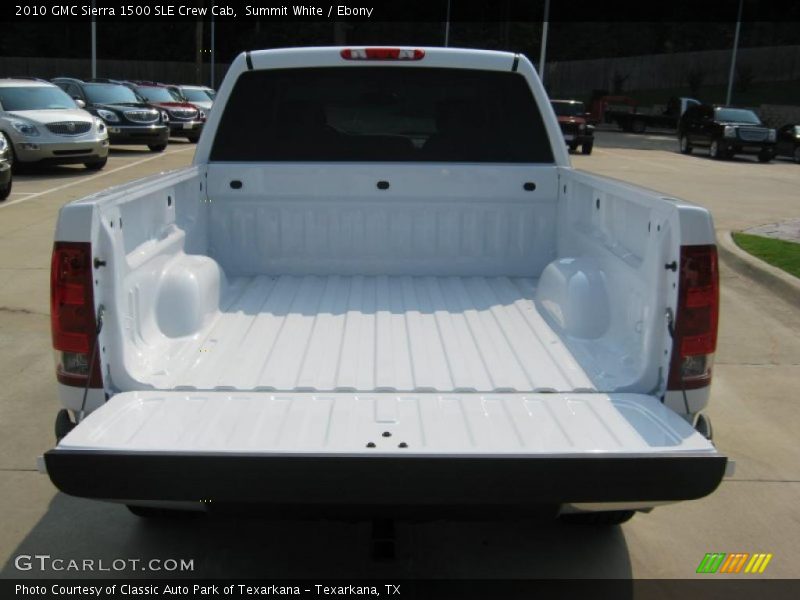 Summit White / Ebony 2010 GMC Sierra 1500 SLE Crew Cab