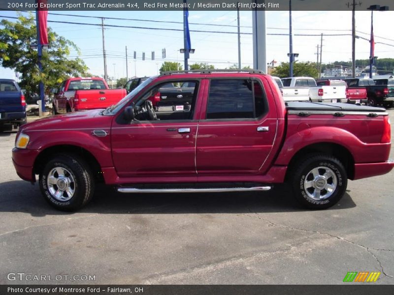 Red Fire Metallic / Medium Dark Flint/Dark Flint 2004 Ford Explorer Sport Trac Adrenalin 4x4