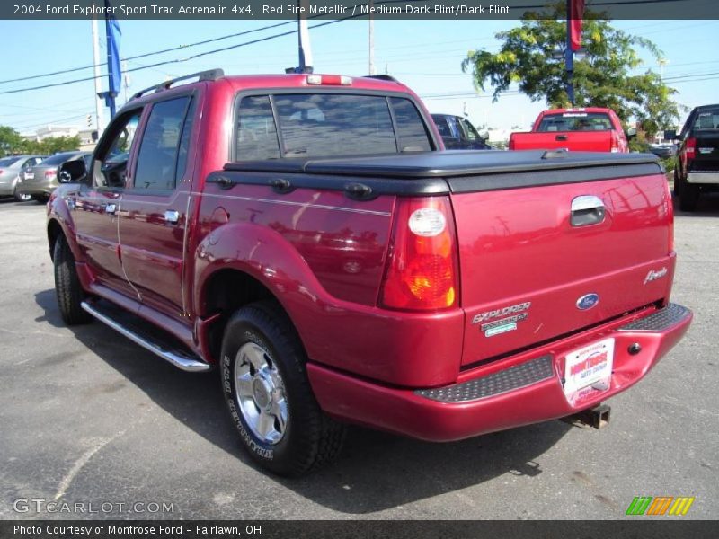 Red Fire Metallic / Medium Dark Flint/Dark Flint 2004 Ford Explorer Sport Trac Adrenalin 4x4