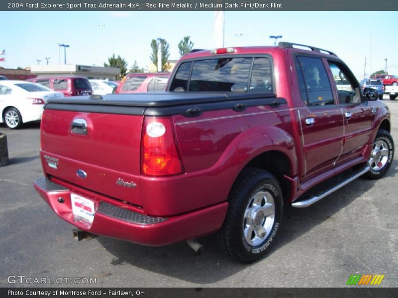 Red Fire Metallic / Medium Dark Flint/Dark Flint 2004 Ford Explorer Sport Trac Adrenalin 4x4