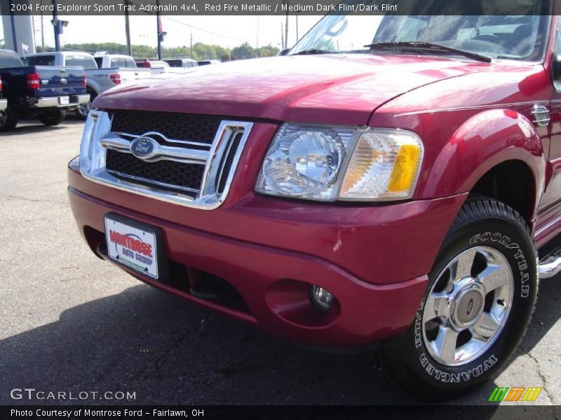 Red Fire Metallic / Medium Dark Flint/Dark Flint 2004 Ford Explorer Sport Trac Adrenalin 4x4