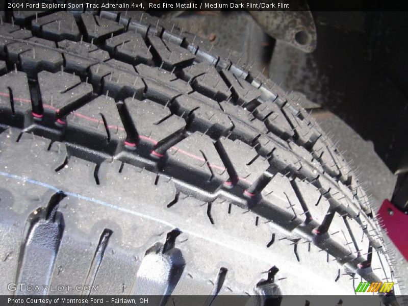 Red Fire Metallic / Medium Dark Flint/Dark Flint 2004 Ford Explorer Sport Trac Adrenalin 4x4