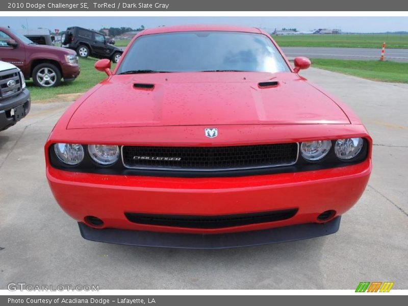 TorRed / Dark Slate Gray 2010 Dodge Challenger SE