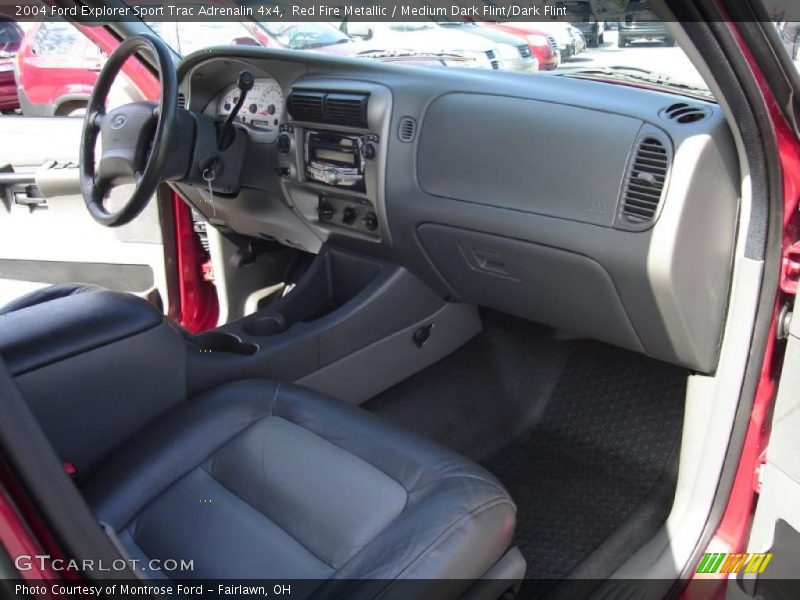 Red Fire Metallic / Medium Dark Flint/Dark Flint 2004 Ford Explorer Sport Trac Adrenalin 4x4