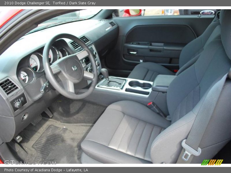 TorRed / Dark Slate Gray 2010 Dodge Challenger SE