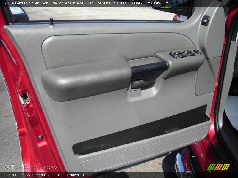 Red Fire Metallic / Medium Dark Flint/Dark Flint 2004 Ford Explorer Sport Trac Adrenalin 4x4