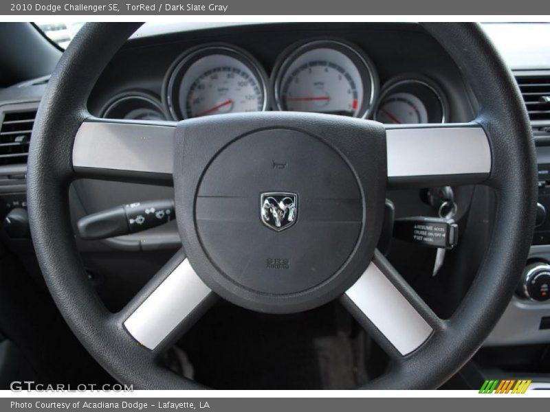 TorRed / Dark Slate Gray 2010 Dodge Challenger SE