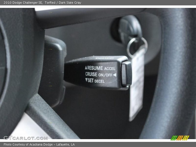 TorRed / Dark Slate Gray 2010 Dodge Challenger SE