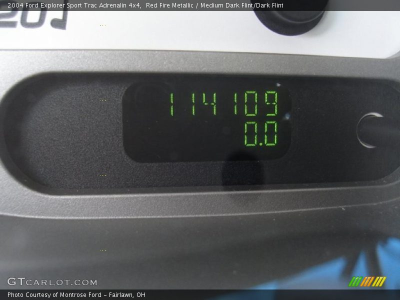 Red Fire Metallic / Medium Dark Flint/Dark Flint 2004 Ford Explorer Sport Trac Adrenalin 4x4
