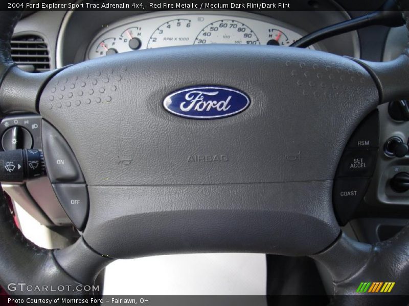 Red Fire Metallic / Medium Dark Flint/Dark Flint 2004 Ford Explorer Sport Trac Adrenalin 4x4